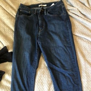 Levi’s super high rise skinny jeans